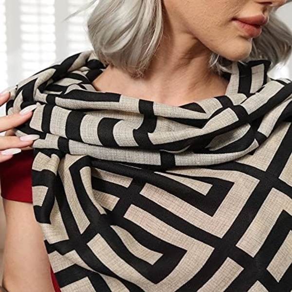 Dam Scarves Lady Lätt Mjuk Mode Solid Scarf Wrap Shawl för Alla Säsonger