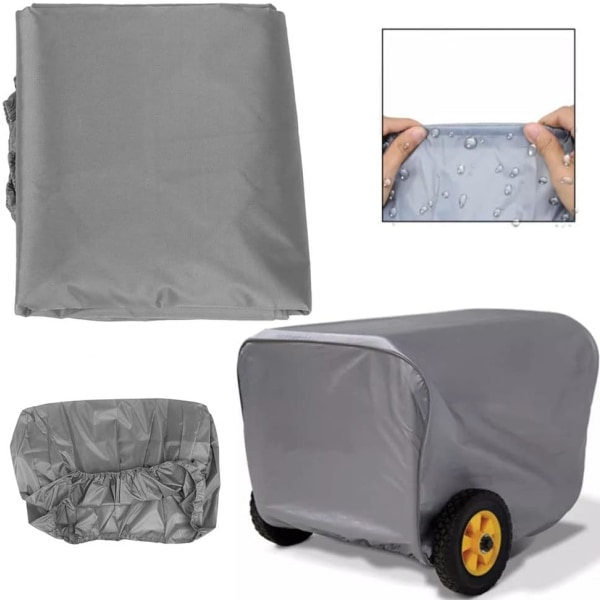 Generatoröverdrag vattentätt och UV-beständigt 78 x 60 x 60 cm,