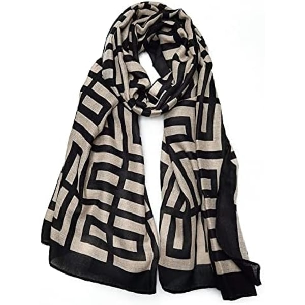 Dam Scarves Lady Lätt Mjuk Mode Solid Scarf Wrap Shawl för Alla Säsonger