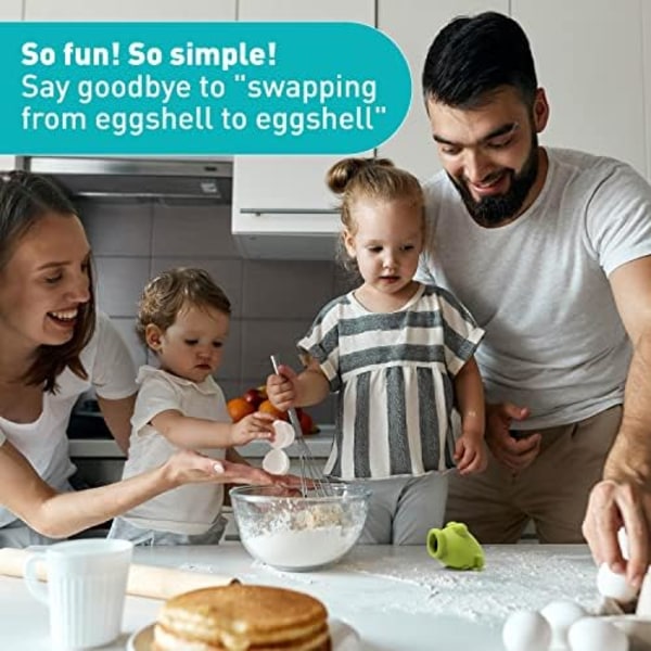Silikon Äggseparator, Separera Ägggula från Äggvita, Svalkande Utlösning, Äggulans Separator Ägg Extraktor, Köksredskap B