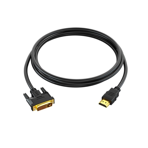 （3m）1 st HDMI till DVI24+1 linje datorskärm anslutningskabel stationär värd TV-projektor DVI till