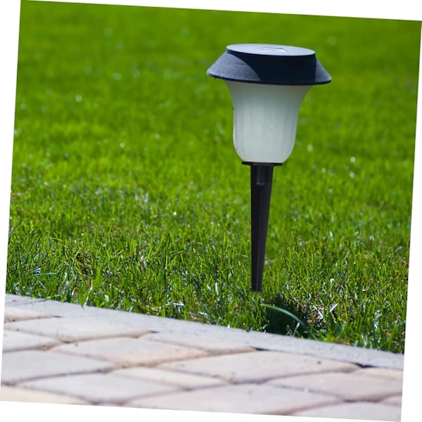 Pieces Græsplænelampe LED Floodlight Udendørs Spotlights Havetilbehør Havetilbehør Udendørs Solcellelampe Udendørs Solcellelys Jul Metal
