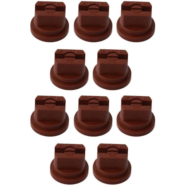 (Brun) 10-pack Spraymunstycken för Rygg-/Stångspruta