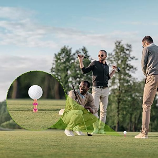 15 kpl Hauskoja Golf-Teetä Naisille, 76 mm/ 3 tuuman Muoviset Golf-Teet, Koti Naisten Golf-Teet Golf-Harjoitteluvarusteille