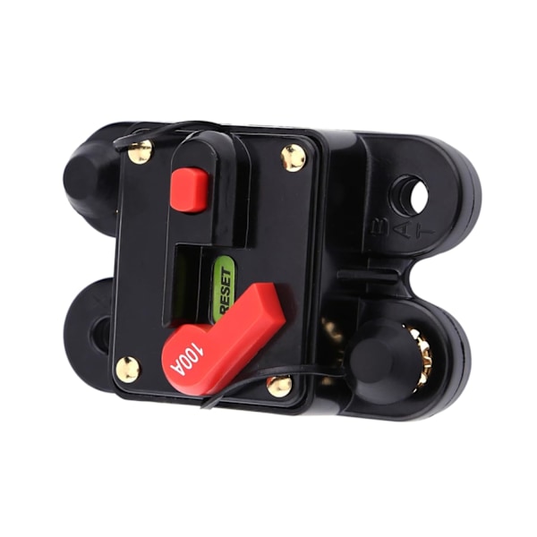 DC12V Strömbrytare, Kretsskyddsbrytare för Bil, Båt, Cykel, Stereo Audio (100A)