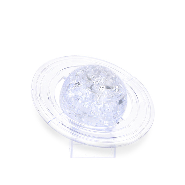 Puslespil Byggeklodser 3d Saturn Planet Krystal Transparent