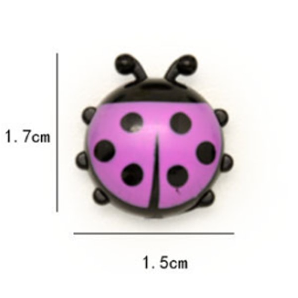 U/K 12 stk. Mini Ladybug Magneter Køleskabsmagneter Praktiske og Populære