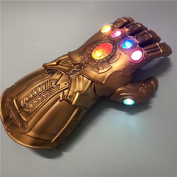 (Guld) Lysende Handsker Avengers Infinity War Infinity Handsker LED L