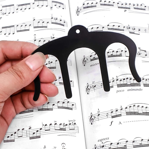 Musikbog Sideholder - Noder Holder Kogebog Klips