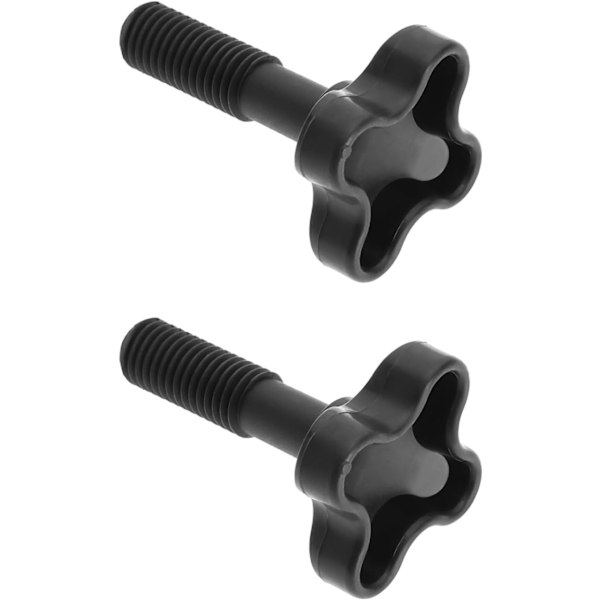2 kpl Muoviset kiinnitysruuvinupit puutarhakatokseen, ulkokalusteiden lisävarusteet sadesuojan rungon yhdistämiseen puutarhakeinuun, musta M12x57mm