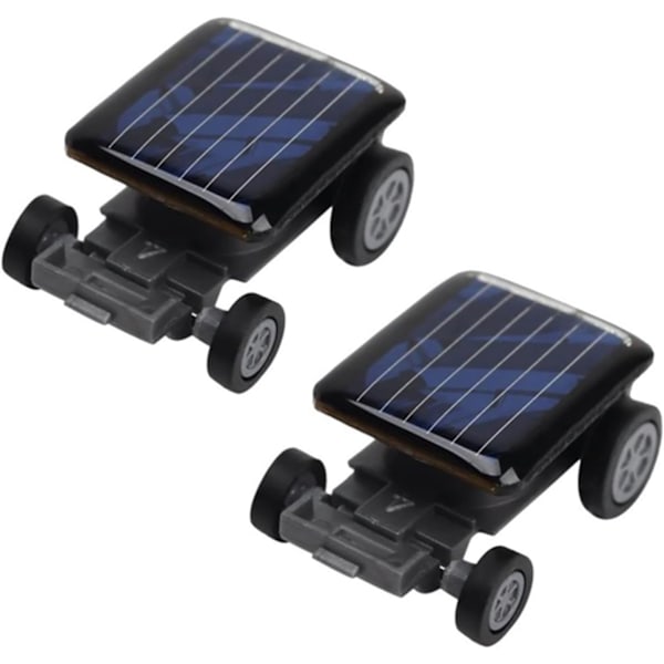 2X korkealaatuinen miniauto aurinkoleluautokilpailija lasten opetuslaite aurinkovoimalelulelu