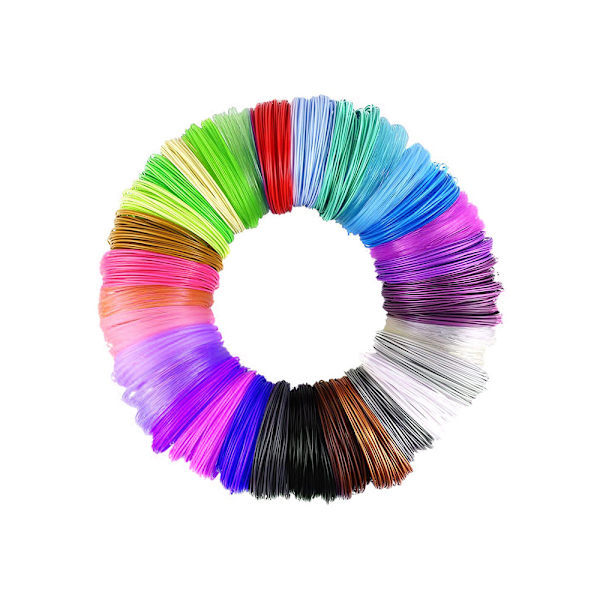 3D Pen Wire, Pla 1.75 Filament Refills til 3D Pen, 30 Farver, 5M