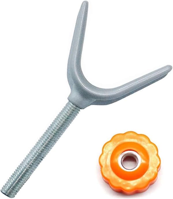 2 st Trådade Tryckstänger, Grindstift, Tryckstänger för Spjälsäng, Tryckstänger för Trappgrindar, för Spjälsäng, Kattlucka