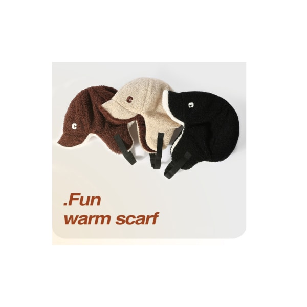 Dame fleece vinterhue, hundrede gange større end en w