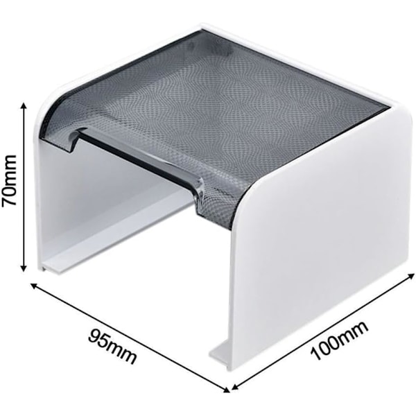 95x100x70mm Säänkestävä Pistorasian Suojus - Vedenpitävä Muovi - Ulkokäyttöön - Harmaa