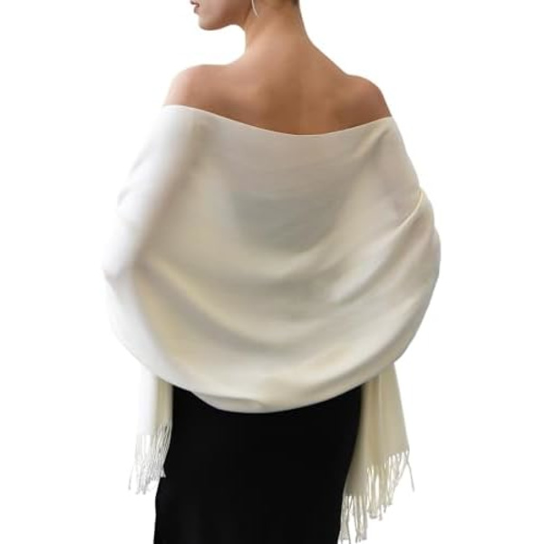 Kvinners Pashmina Sjal Wraps Kanskje Følelse Vinter Halsduk Myk Varmt Teppe