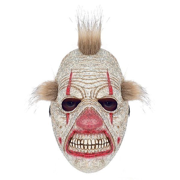 Halloween Mask Lilla Rödluvan Rolig Clown Skräck, Halloween Vuxen Mask Latex Huvudskydd Devi