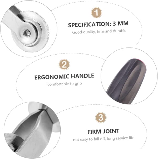 Svart bildäcksrullkomprimator, däckreparationsverktyg, 4 mm diameter dörrstödhjul för effektiv däcklappning