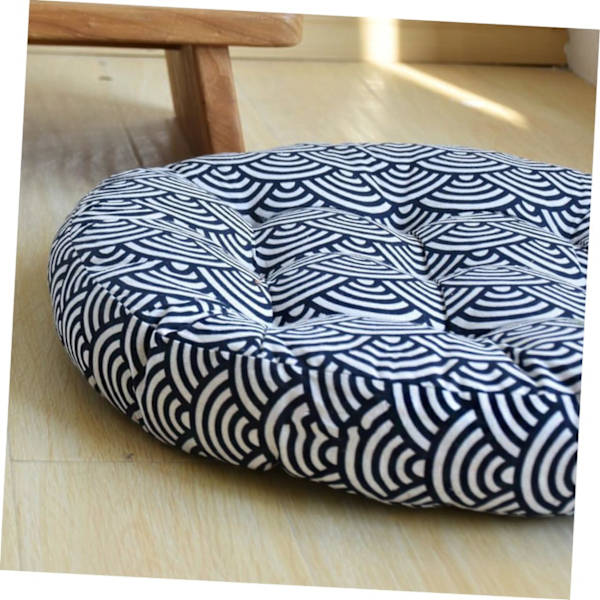 Håndlaget Bølge Tatami Futon Pute 40x40cm Tatami Puter Sittepute På En Studentkontorstol Pute Multifunksjonell