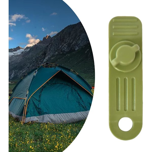 Förpackning med 10 kraftiga fästklämmor för presenningar, markiser, täckdukar, camping, husvagnar