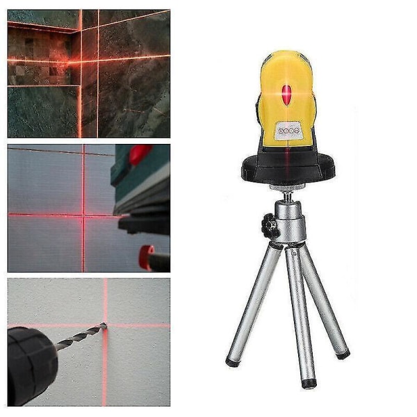 4 in 1 monikäyttöinen laser-tason vipu tarkka 360 asteen hor