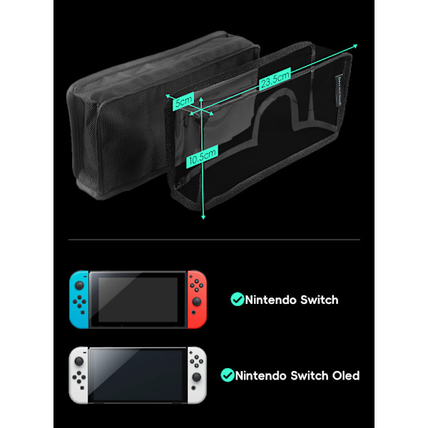 Musta - Switch-pölysuoja, Switch OLED -pölysuoja, suojaava pöly