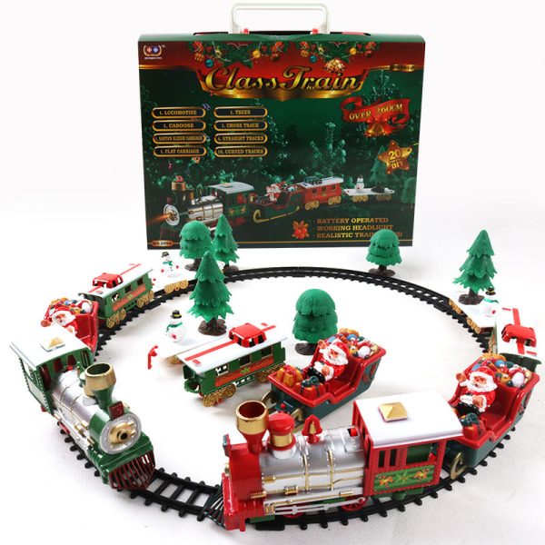 Set med batteridrivna tåg - jul