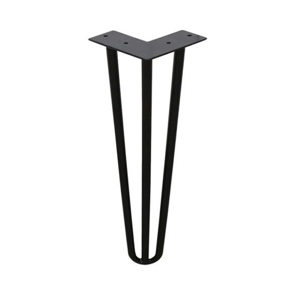 （15cm）4x Bordben hårnålsbein Hårnålsbein Bordben i stål DIY Bordglider Utskiftbare bord