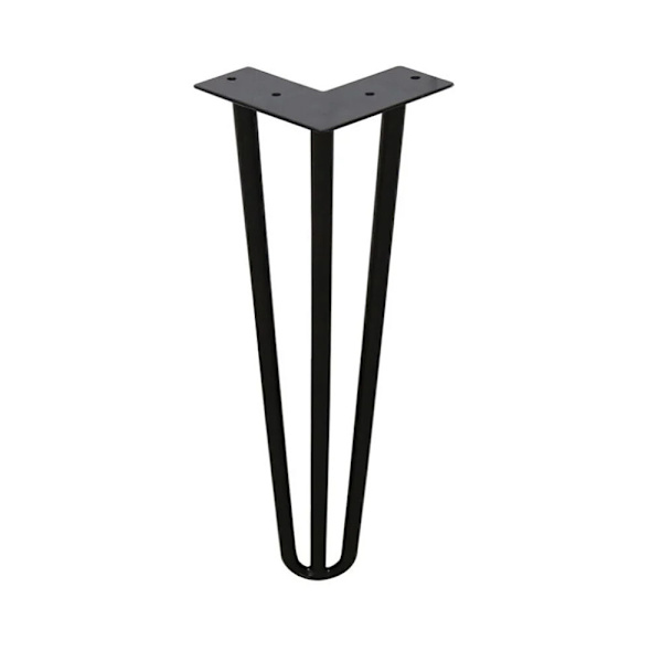 （20cm）4x Bordben hårnålsben Hårnålsben Stålbordben DIY Bordglider Utbytbara bord