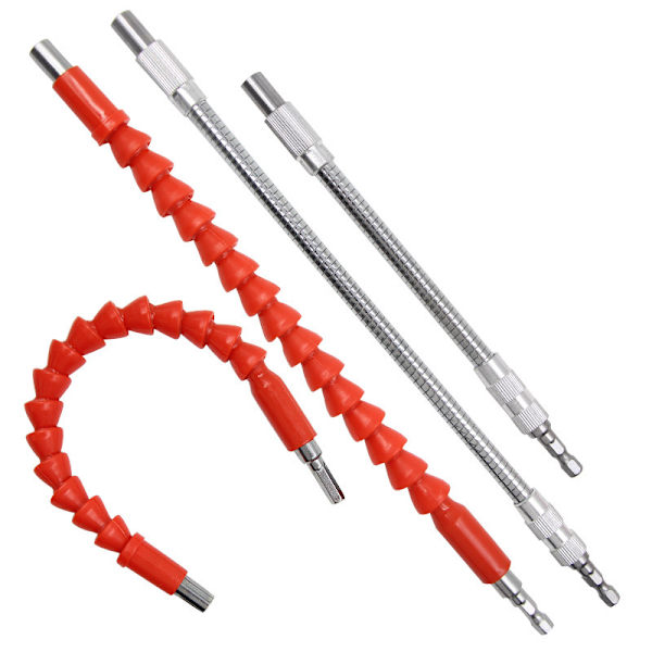 4-pack flexibel elektrisk borrbitförlängningsstång, elektrisk borr
