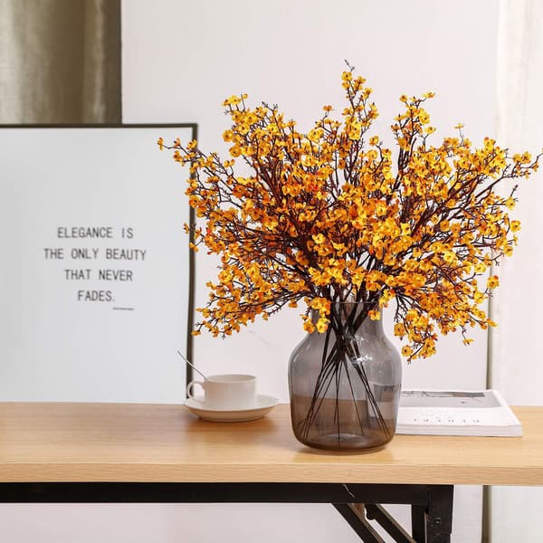 6 stk. kunstige gypsophila buketter