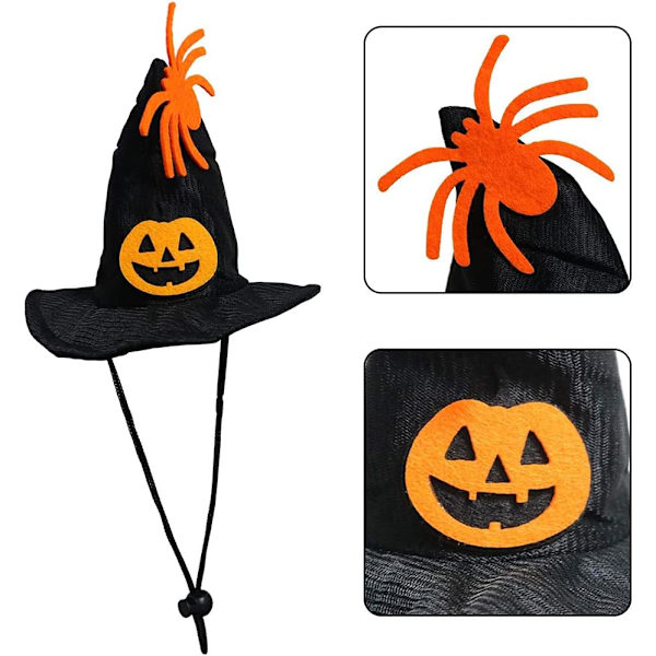 Julekattetøj, Kattetøj, Halloween-festdekoration Kæledyr Kattekappe Hat Hundehalsbånd Leder Hal