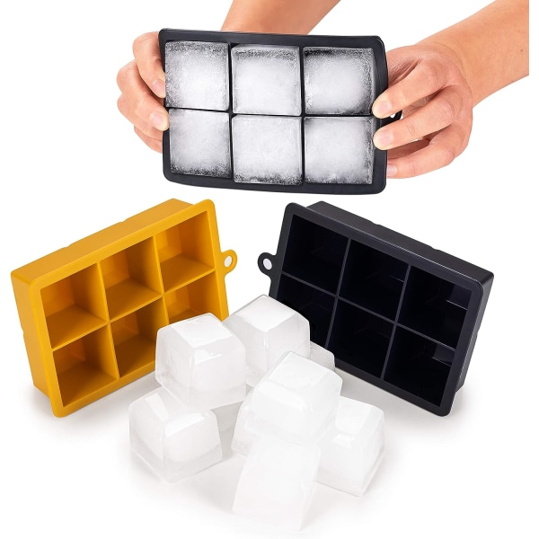 XXL Isbitbrickor - 6 XXL Isbitar Per Bricka (12 Isbitar)