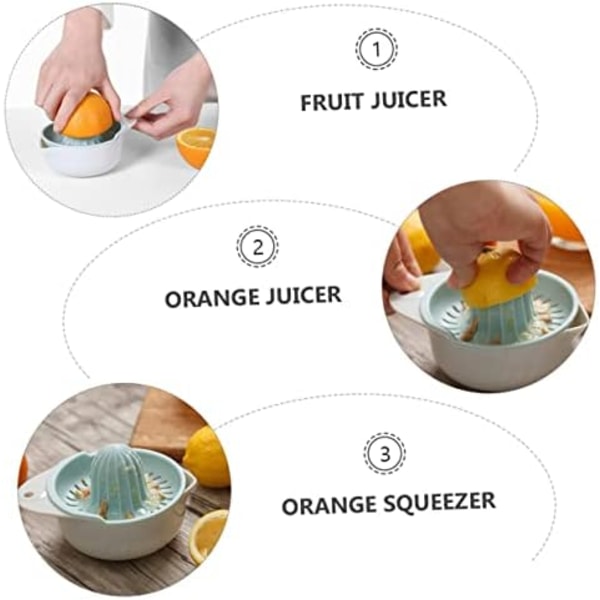 8x14,5cm 1 Set 2 st Citronpress Fruktpress Citronjuice Tillbehör Manuell Saftpress Bärbar Saftpress Liten Saftutvinning