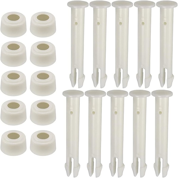 10 stk. Plastik Pins til Intex Runde Metalramme Pools - Reservedele til Poolforbindelser, Udskiftning