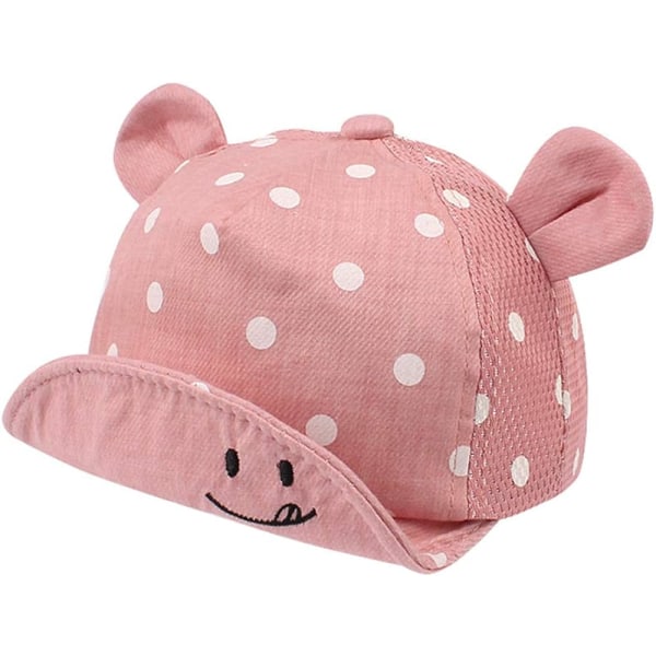 Bomull Baby Cap för Flicka Pojke Barn Solhatt Justerbar Mössa Vår