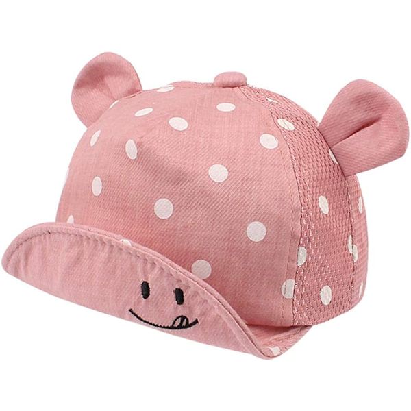 Bomull Baby Cap for Girl Boy Child Solhatt Justerbar Cap Spring