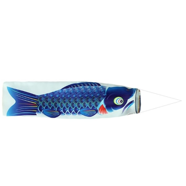Bleu Fish Vindstrømpe Karpe Vindstrømpe Fiskeflagg Fiske Vindstrømpe D