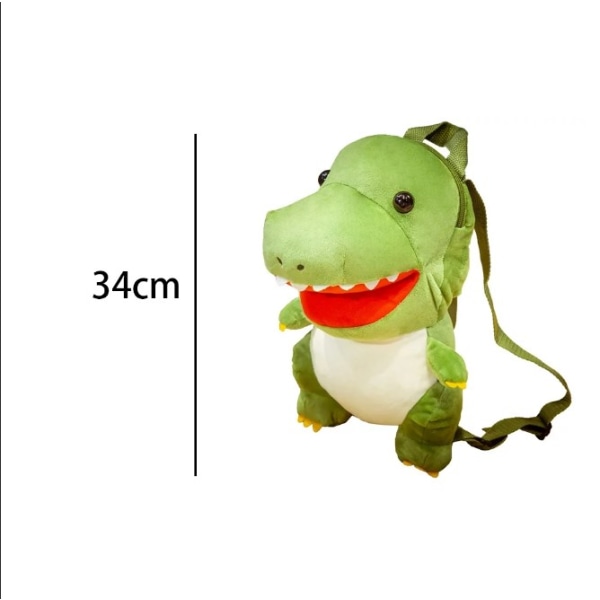 1pieces Dinosaur Plush Backpack Children's Doll Dinosaur Toy Cartoon Animal Backpack(Triceratops)