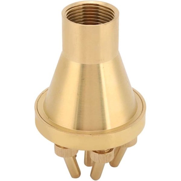 Fontenedysehoder, 2-lags pumpedyser for dam, 1\" senter rett fontenedyse, hagedam vannfontene dyse sprinkler sprayhode, buss