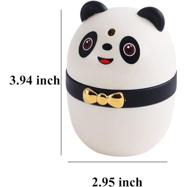 1 st  Kreativ Tandpetarehållare Tandpetare Dispenser, Automatisk Söt Panda Tandpetare Dispenser för Kök Restaurang H