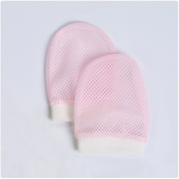 6-pack baby mesh-handskar i spandex, anti-scratch-vantar för uni
