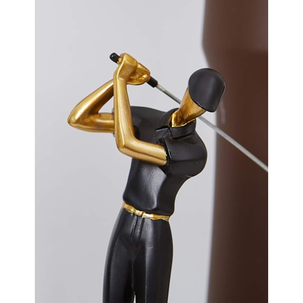 Golfspiller Figur Statuette Dekoration Golf Skulptur Harpiks Kunst Gave