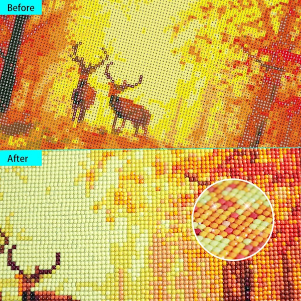 Täydellinen 5D timanttimaalaus, timanttikirjontasetti