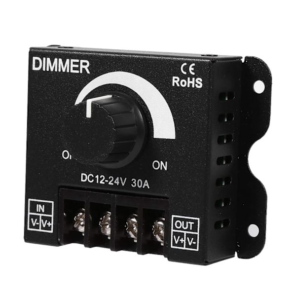 12V-24V 30A LED-strip-controller-switch til LED-lysstrimler