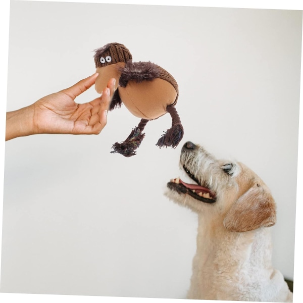 29*17cm Lydleker Baby Rattle Toys Dogman Toys Plysjhunder til Ki