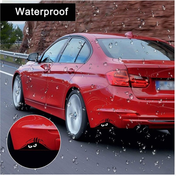 Hiiviskelevä hirviö pelottavat silmät autotarra