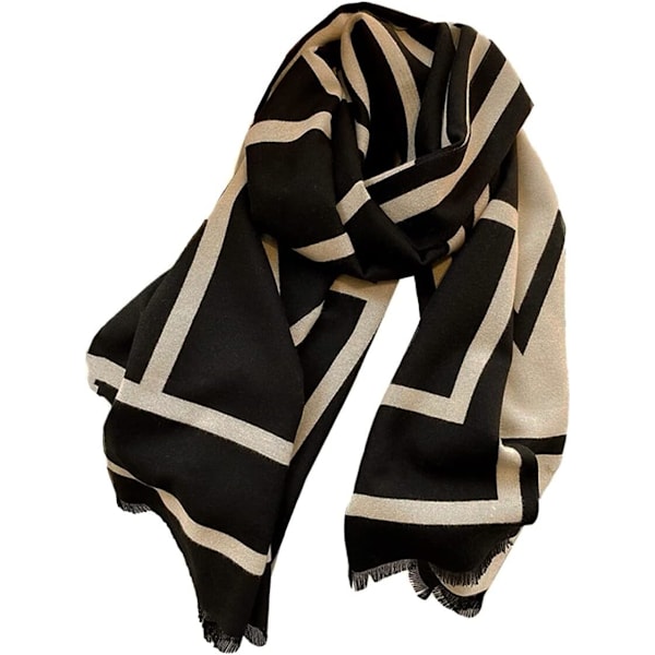 1 st Cashmere-liknande Sjal Vintervarm Stor Mjuk Sjal Wrap Sjal för Kvinnor