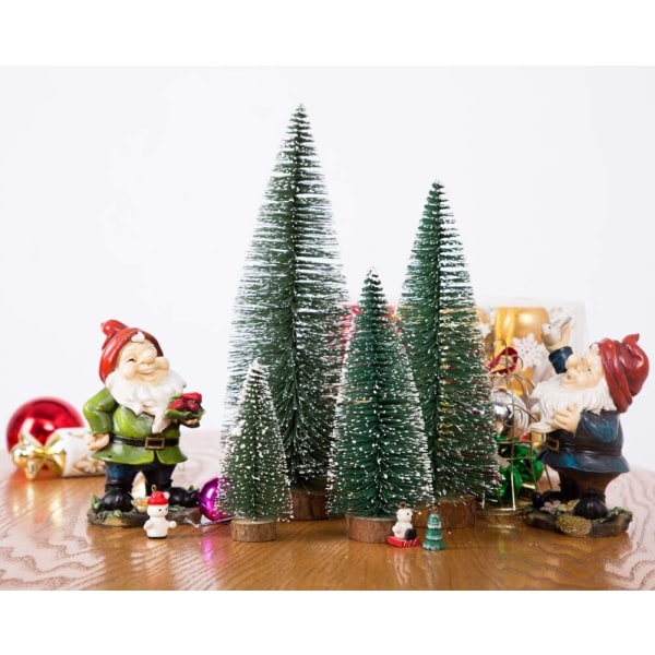 4 st små julgranar, minijulgran, minitall, Bo