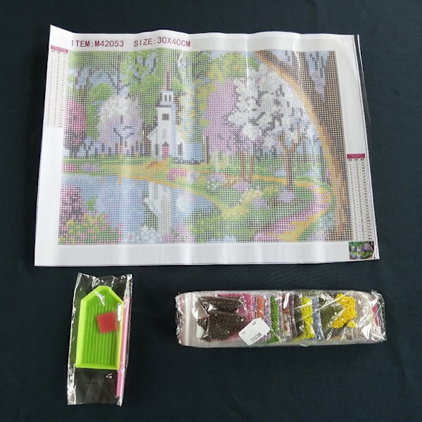 5D DIY Timanttimaalaussetti, Täydellinen Timantti Maalaus Piste